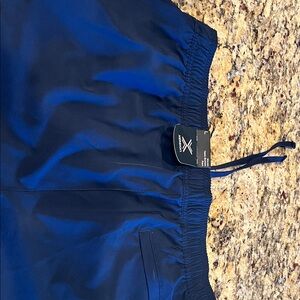 Xersion Signature Navy Athletic Pants with Drawstring
